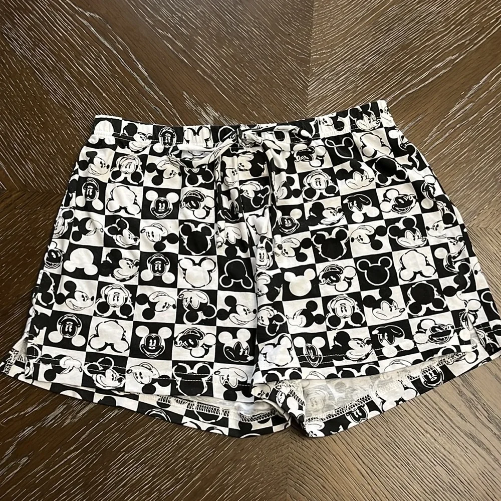 Disney PJ set tank top and checkered boxer shorts Size S - Picture 8 of 17